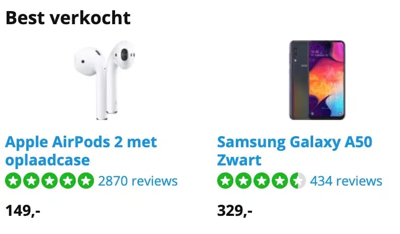 Best verkocht reviews