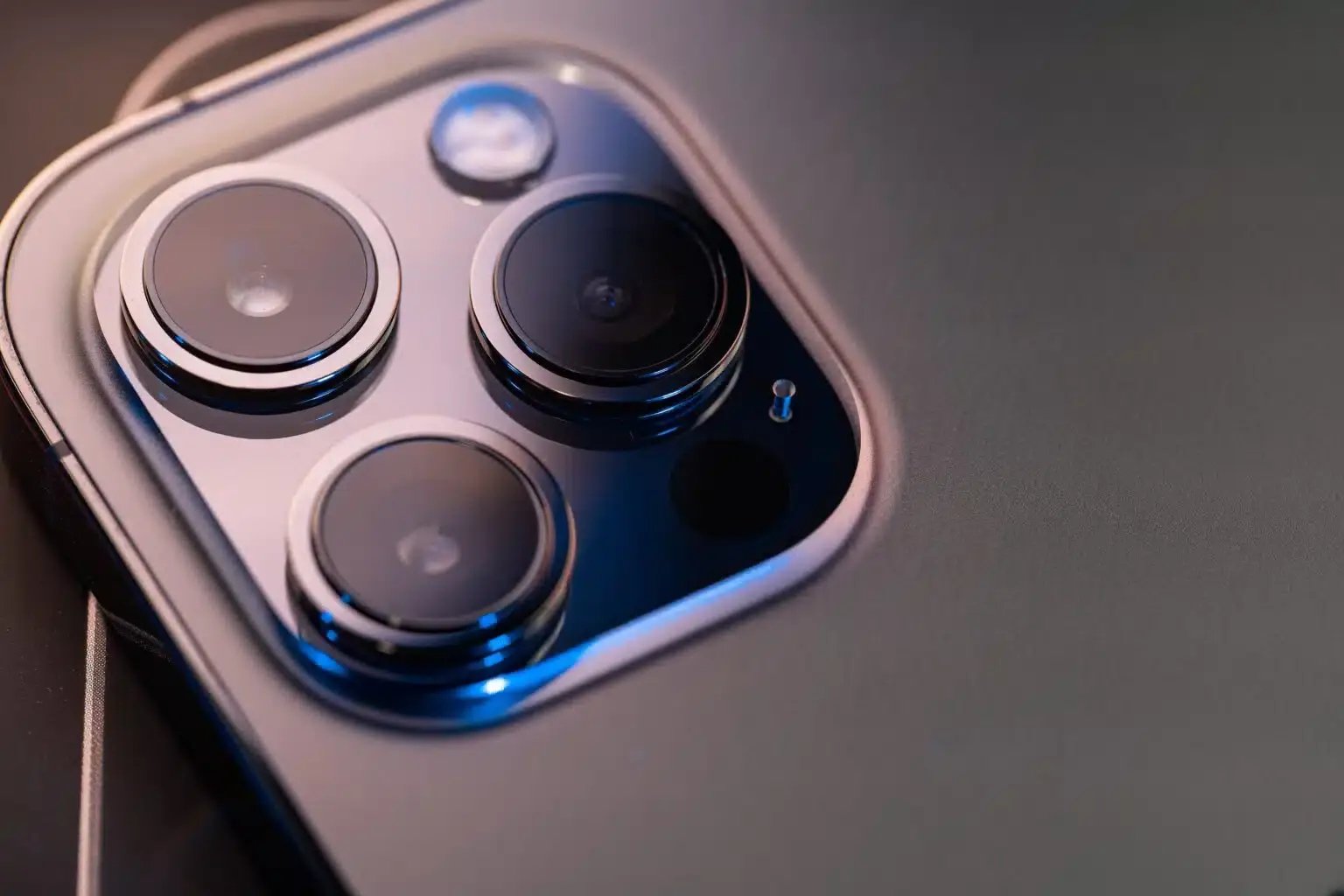 Achtercamera van een iPhone