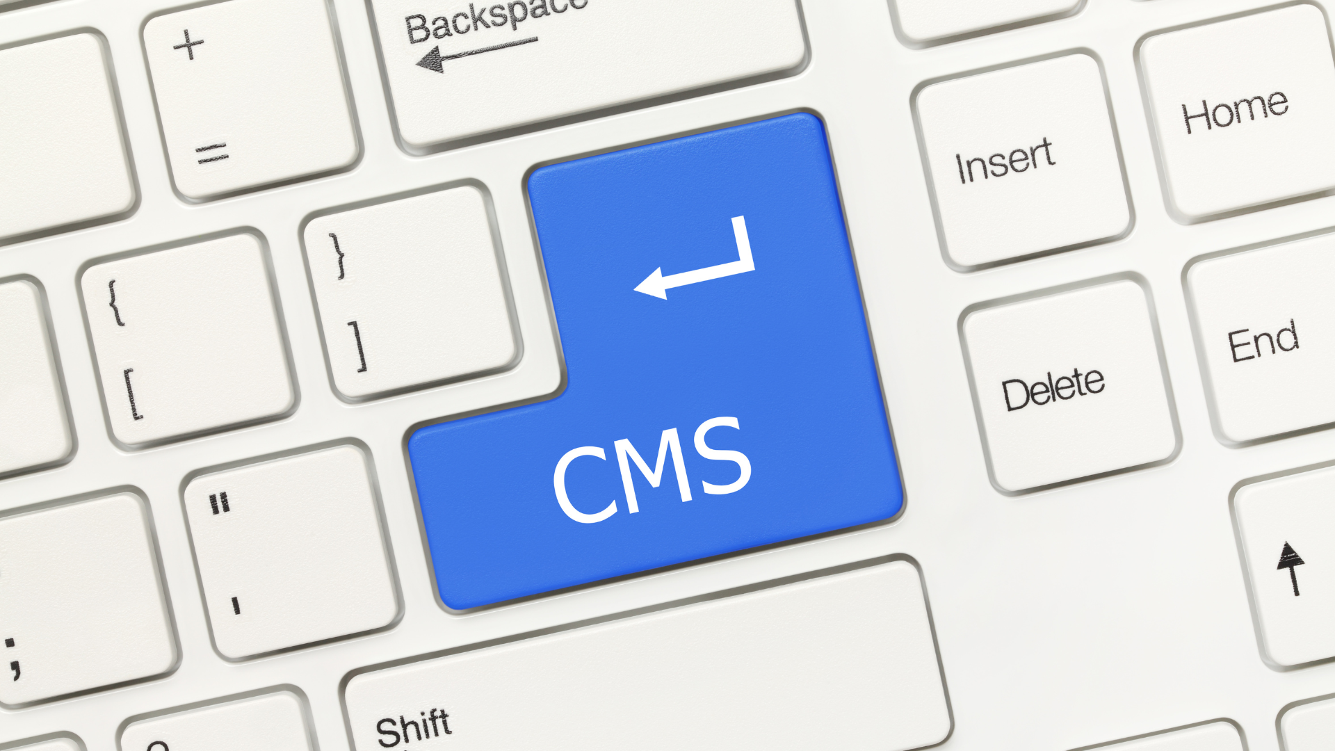 CMS op toetsenbord