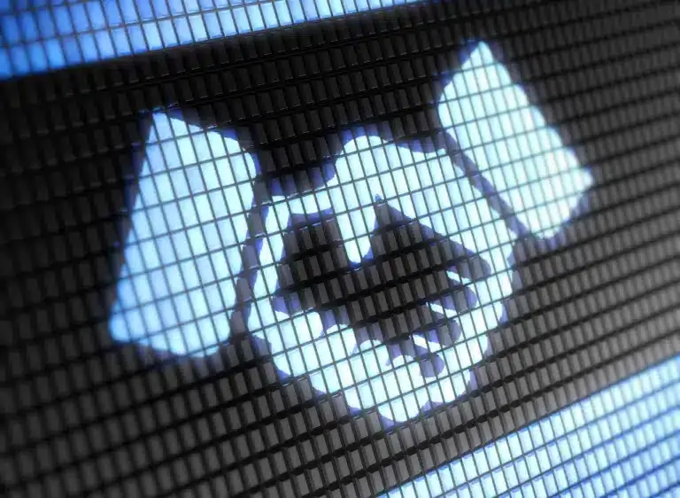 handdruk op digitaal scherm