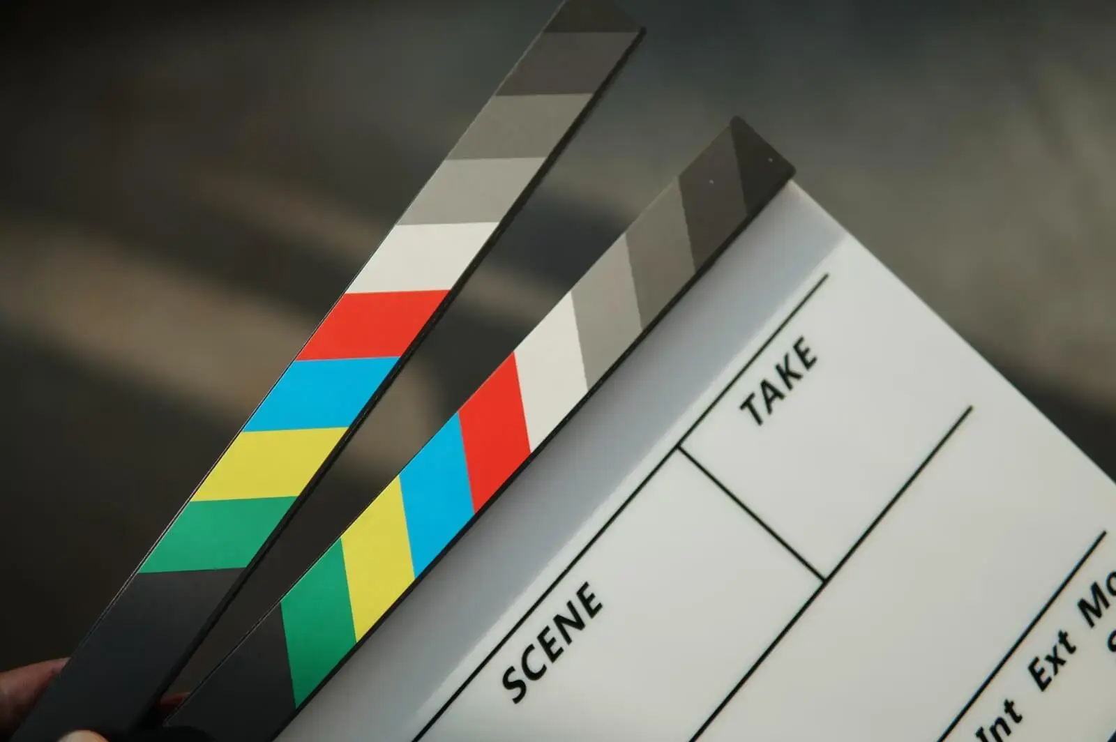 Filmklapper met kleuren