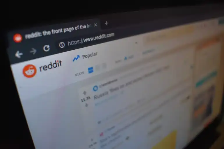 Reddit-computer-scherm